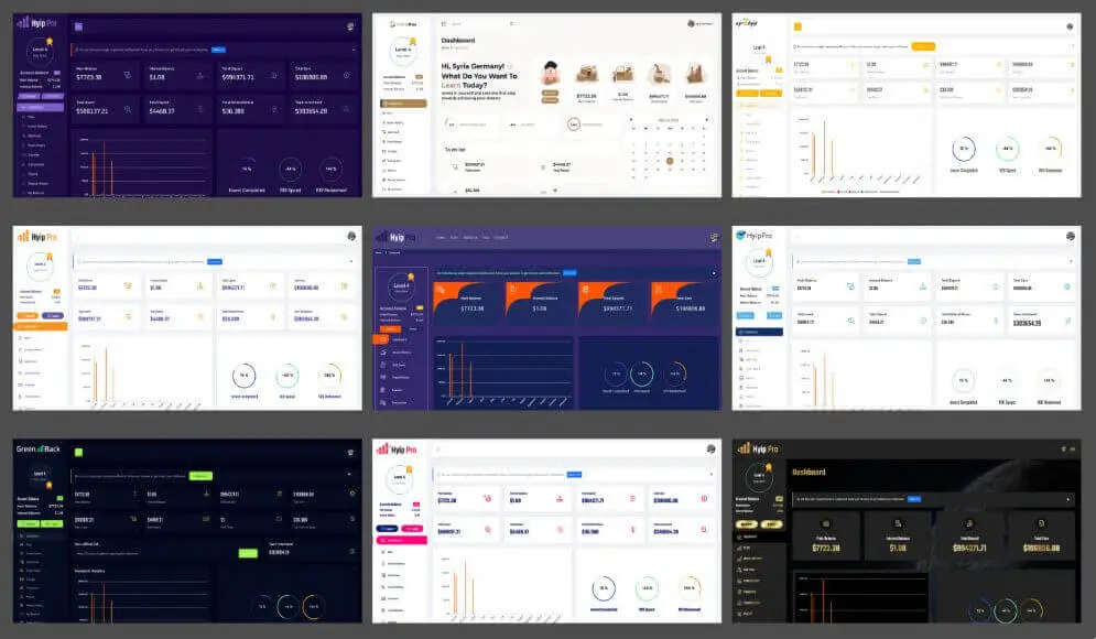 user panel Investment Website